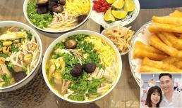 Bà xã diễn viên Mạnh Trường bật mí cách nấu món bún thang ngon như ngoài hàng
