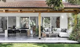 Mẫu nhà cấp bốn mái ngói với thiết kế mở cho ai muốn trốn phố về quê