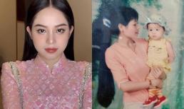 Giữa nghi vấn dao kéo, Hoa hậu Thanh Thủy lần đầu khoe ảnh thuở nhỏ, nhan sắc mẹ ruột gây bất ngờ