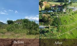 Mua miếng đất như nhà hoang không ai ở, cặp vợ chồng xây ngôi nhà trên đồi cực mê