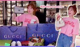 Hari Won đập hộp loạt quà 8/3 của Trấn Thành: Toàn Gucci với giá ngót nghét gần 250 triệu