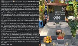 Phía gia đình cố NSƯT Vũ Linh xin sửa mộ phần của NS Thanh Kim Huệ sau khi bị khán giả làm hư hại nặng