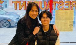 Con trai đi du học, vợ cũ Huy Khánh đặt khách sạn để ở cạnh quan tâm, hướng dẫn con