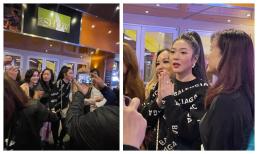 Hà Thanh Xuân lần đầu xuất hiện sau tin đồn ly hôn: Nhan sắc lung linh, được khán giả vây kín