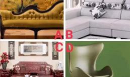 Bài kiểm tra tâm lý: bạn sẽ chọn chiếc ghế sofa nào để nghỉ ngơi và điều gì sẽ xảy ra với bạn trong tương lai?