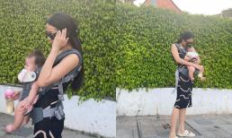 Karen Nguyễn khoe gương mặt siêu yêu của con đầu lòng, 'mẹ bỉm' vẫn tươi tắn dù kiệm son phấn