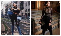 Tiên Nguyễn lên đồ lấp ló nội y nóng bỏng dự show của loạt thương hiệu xa xỉ đình đám tại tuần lễ thời trang