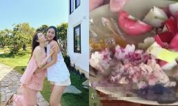 Nhã Phương gây hoang mang với cách ăn trái cây rất khác người, Trường Giang còn trêu chọc bà xã cực hài 