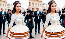 Một thợ làm bánh đã tạo ra một chiếc váy bánh nặng 300 pound và lập kỷ lục thế giới mới