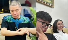 NSND Công Lý bất ngờ khi mở điện thoại thấy toàn ảnh con tự chụp, chẳng ngại gắn tên vợ cũ cùng vợ mới