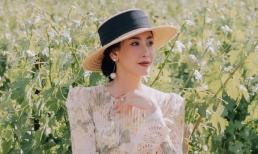 Hoa hậu Hà Kiều Anh thần thái ngút ngàn khi đi dạo ở vườn nho tại Mỹ