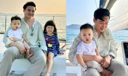 Em gái đăng ảnh ca sĩ Quang Vinh bế hai con, dân tình xuýt xoa vì bao năm 'Hoàng tử sơn ca' vẫn cực trẻ trung 