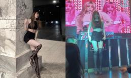 Thiều Bảo Trâm lên đồ 'chặt chém' nhưng lộ quần bảo hộ hớ hênh, mất điểm vì phụ kiện này khi đi diễn