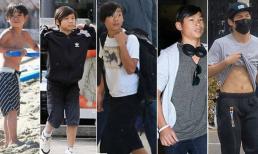 Con trai nuôi gốc Việt của Angelina Jolie dậy thì thành công: Từ cậu bé ốm nhom thành thanh niên sở hữu cơ bụng săn chắc