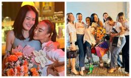 Đoan Trang, Hoàng Oanh cùng hội bạn thân đình đám mừng sinh nhật 'Mĩ nhân ảnh lịch' Chung Vũ Thanh Uyên