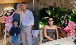 Em gái Quang Vinh kỷ niệm ngày cưới với chồng cơ trưởng, không quên 'lùa' con về sớm để đi 'quẩy' 