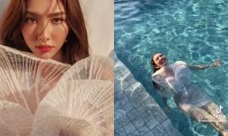 Thùy Tiên tung bộ ảnh thời trang khoe sắc vóc đỉnh cao, nhìn đến hậu trường mới thấy 'bất ổn'