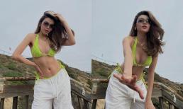 Hoa hậu chuyển giới Trân Đài tung bộ ảnh diện bikini bén ngót, đường cong bốc lửa sau khi giảm 3kg