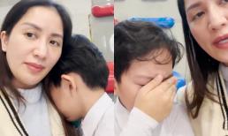 Về Nhì khi tham dự cuộc thi nhảy, con trai Khánh Thi khóc nức nở khiến mẹ phải an ủi hết lời 