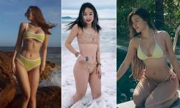 Hot girl Mi Vân gia nhập đường đua bikini, sắc vóc 'mẹ bỉm' 2 con thế nào so với hội gái xinh?