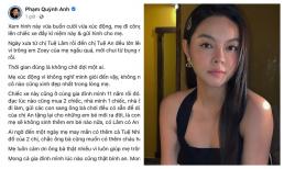 Phạm Quỳnh Anh xúc động khi mẹ gửi ảnh con gái út lúc đi công tác xa