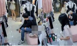 Đi mua quần áo cho bạn gái, chàng trai làm điều này khiến chủ shop phải chú ý