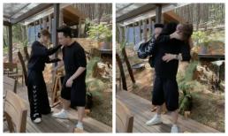 Trấn Thành chứng tỏ sức mạnh đàn ông khi bế bổng vợ và cái kết đắng lòng 