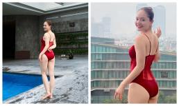 Lan Phương gây nhức mắt với đồ tắm đỏ rực khoe trọn thân hình siêu nuột