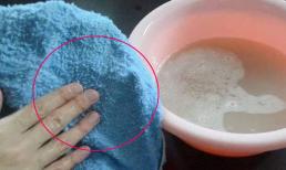 Đừng luộc khăn trong nước sôi, học mẹo này, khăn dù bẩn hay ố vàng đến đâu thì giặt xong vẫn mềm mại sạch sẽ