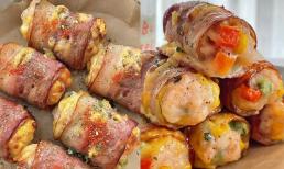 Tôm cuộn thịt xông khói kết hợp với 1 nguyên liệu này giúp nâng tầm món ăn ngon như ngoài hàng