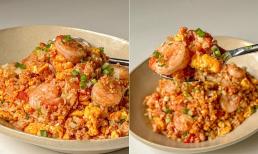 Công thức làm món cơm rang tôm cà chua hấp dẫn, ngon ngọt, giòn tan, ăn cả tô trong nháy mắt