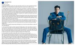 Trịnh Thăng Bình viết tâm thư nửa đêm: Khẳng định không có gì với Hiền Hồ, luôn cố gắng sống đạo đức