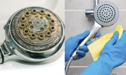 Đừng vội vứt đầu vòi hoa sen bị tắc, hãy sử dụng một mảnh giấy để dễ dàng loại bỏ cặn trong 5 phút, siêu thiết thực