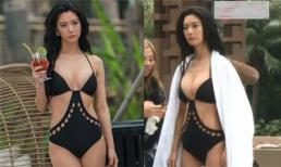 Khoảnh khắc camera zoom cận vào 'Mỹ nhân số 1 châu Á', thân hình đẹp đến mức khiến người nhìn không làm chủ được mình