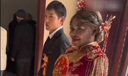 Dân mạng rần rần truyền tay hình ảnh chú rể bảnh bao bên cô dâu có nét 'xinh lạ', sự thật là gì?