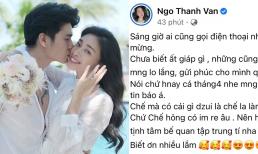 Ngô Thanh Vân đính chính thông tin mang thai với Huy Trần sau hơn nửa năm kết hôn 