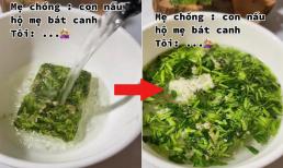 Mẹ chồng nhờ nấu canh, nàng dâu lười chỉ đổ nước sôi 1 phút đã xong, ai ngờ được khen tấm tắc