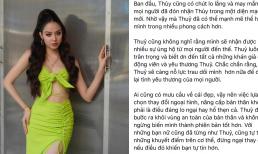 Hoa hậu Thanh Thủy lên tiếng về việc thẩm mỹ: Tiết lộ bản thân tự tin và mạnh mẽ hơn, cảm thấy không hổ thẹn