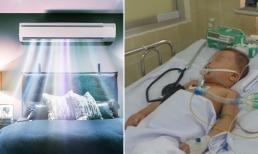 Thói quen sai lầm khi sử dụng điều hòa vào ngày nắng nóng khiến trẻ dễ bị viêm phổi, méo miệng