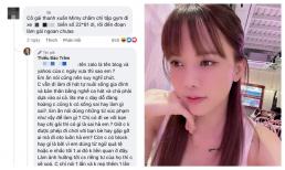 Bị mỉa mai là 'gái ngoan', Thiều Bảo Trâm tuyên bố không dựa vào ai và sẽ luôn 'sống tử tế'