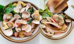 Bí quyết làm ngao hấp kiểu Thái chua cay, ngọt béo, ăn một lúc cả rổ