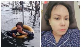 Làm việc quá sức trên phim trường, Việt Hương bị méo một bên mặt 
