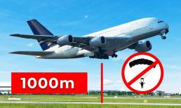 Tại sao máy bay dân dụng gặp sự cố, hành khách sẽ không nhảy dù để thoát nạn?