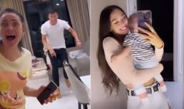 Thủ môn Bùi Tiến Dũng 'vui mừng tột độ' khi vợ Tây bất ngờ trở về nhà lúc nửa đêm