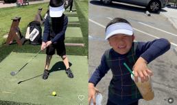 Vợ cũ Đan Trường khoe cảnh con trai trổ tài đánh golf cực đỉnh, tiết lộ điều mình tự hào nhất ở nhóc tì