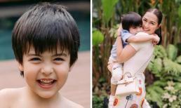 Con trai 'Mỹ nhân đẹp nhất Philippines' gây sốt mạng khi ra dáng hot boy nhí ở tuổi lên 4