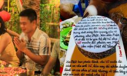 Chiếc bánh kem hot nhất mạng xã hội, lời chúc sinh nhật như lời khấn khi đi chùa