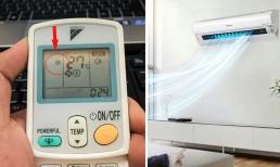 Điều khiển điều hòa có một nút nhỏ, vừa mát mẻ, tiết kiệm điện lại không ảnh hưởng sức khỏe