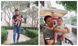 Bà xã gọi Mạnh Trường là 'bảo mẫu' khi thấy anh bế con, khoái chí tiết lộ thêm điều này