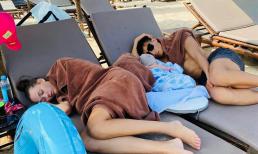 Thủ môn Bùi Tiến Dũng tích cực 'dìm hàng' vợ Tây sau khi sinh nở nhưng đành 'bất lực' 